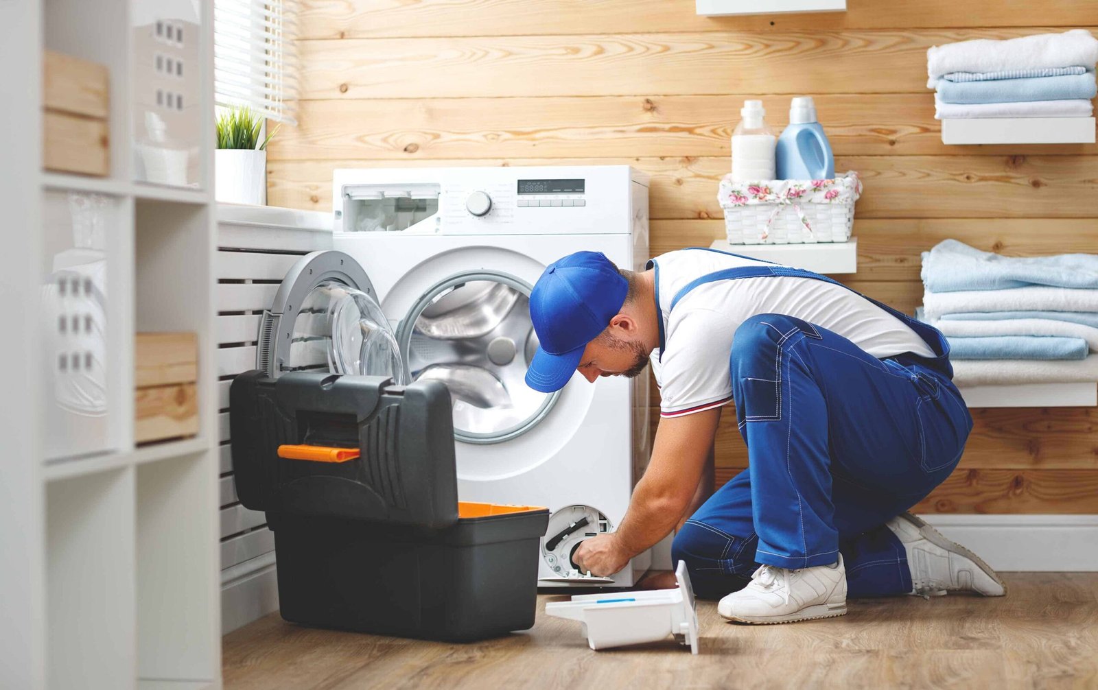 Same-Day Appliance Repair Miami | Fast, Reliable Fix for Your Home | Runika.pro A Runika.pro appliance repair technician in Miami fixing a broken refrigerator or washing machine during a same-day service call