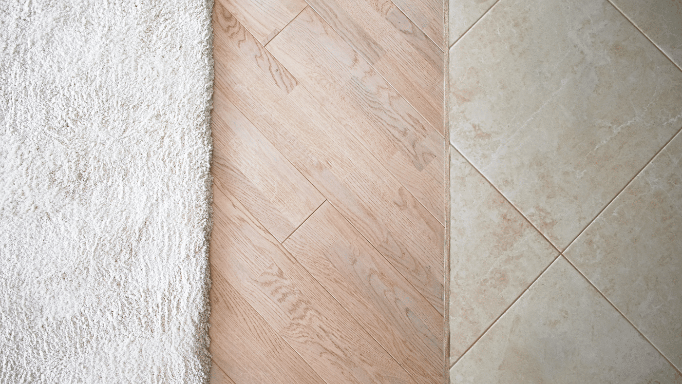 Expert advisor from Runika.pro in Miami helping a client choose the perfect floor covering from a selection of high-quality samples