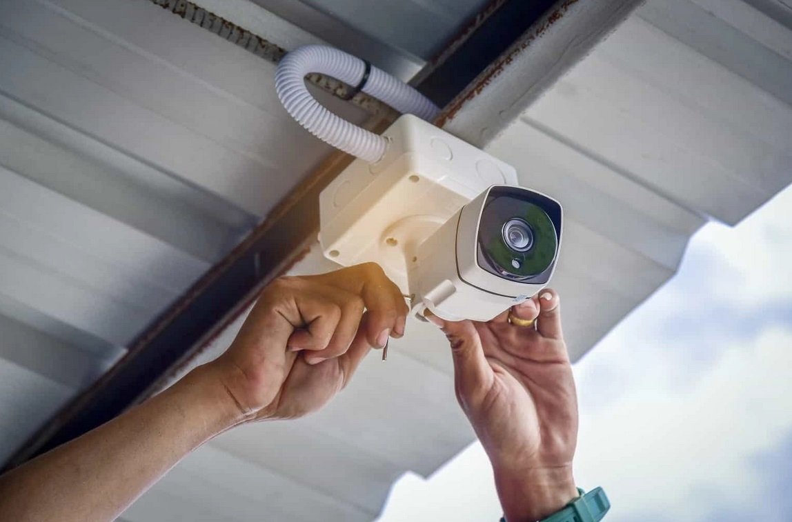Discreet & Covert Camera Installation Miami | Blended Security Solutions Discreet installation of a small, dome-style or hidden security camera in an indoor common area of a Miami condo or apartment building