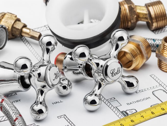 A Runika.pro licensed plumber in Miami expertly installing a new modern faucet or showerhead, ensuring leak-free connections and proper water pressure