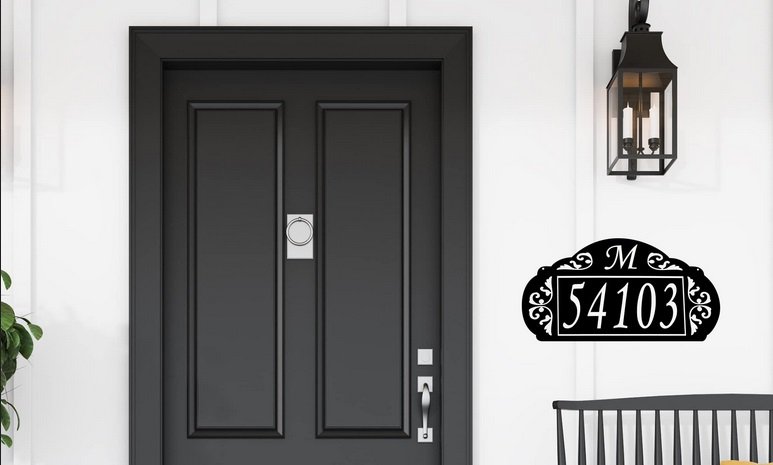 Complete Residential Signage Solutions Miami | From Design to Installation A Runika.pro specialist consulting on and installing a complete suite of signage for a Miami property: address, directional, safety, and a custom entry sign